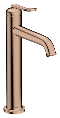 AXOR Archivio 170 CoolStart Basin Mixer with Lever Handle and Free-Flow Waste in Polished Red Gold
