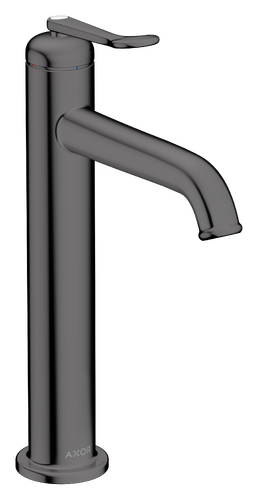 AXOR Archivio 170 CoolStart Basin Mixer with Lever Handle and Free-Flow Waste in Polished Black Chrome