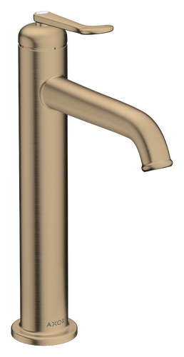 AXOR Archivio 170 CoolStart Basin Mixer with Lever Handle and Free-Flow Waste in Brushed Bronze