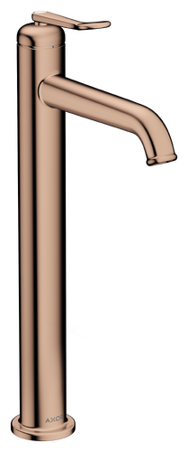 AXOR Archivio 250 Elevated CoolStart Basin Mixer with Lever Handle and Polished Red Gold Free Flow Waste