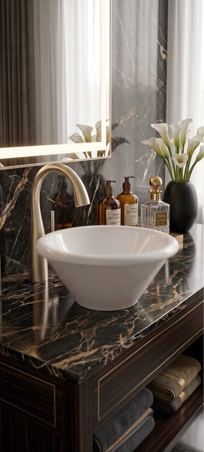 Countertop Bowl "Guest" 33 cm White