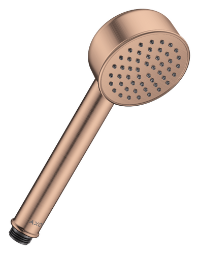 AXOR Archivio 85 1-spray EcoSmart hand shower in brushed red gold