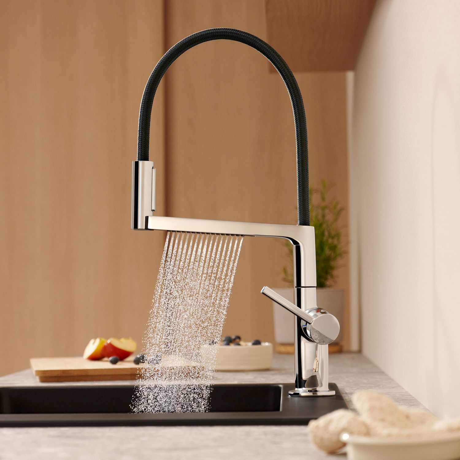 Hansgrohe Talis Select M54 Semi-Pro Kitchen Mixer Tap, 3 Spray Modes