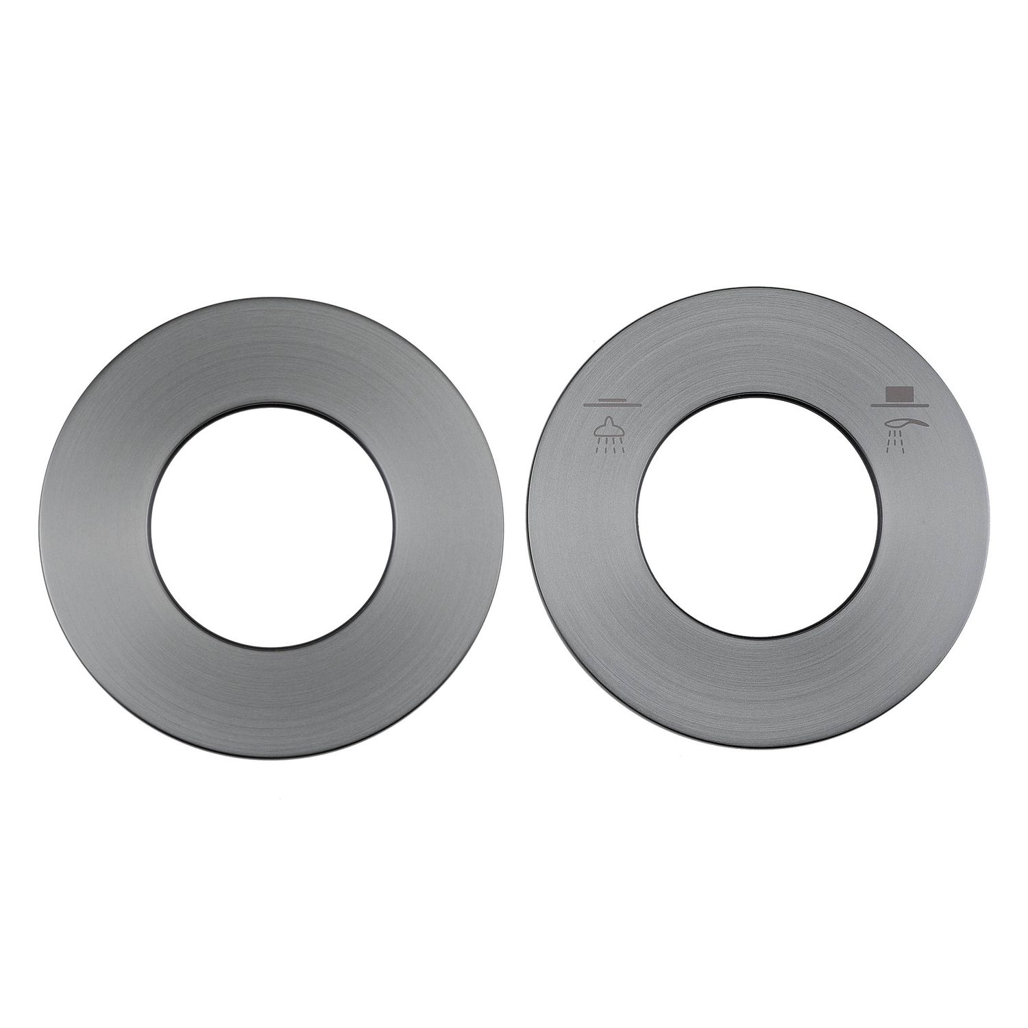 Rosettes for Deante Silia Titanium Shower Set (Pair)