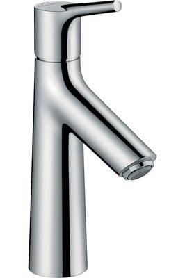 Mitigeur de lavabo Hansgrohe Talis S 100  CoolStart en laiton chromé avec tirette et vidage