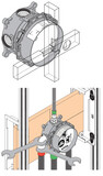 iBox universal Corps d'encastrement