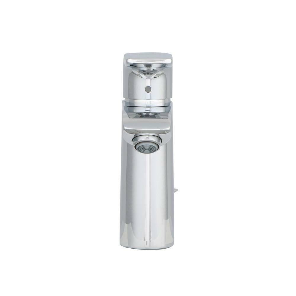 Mitigeur de lavabo Hansgrohe Metris 110  CoolStart en laiton chromé avec tirette et vidage - vue 6
