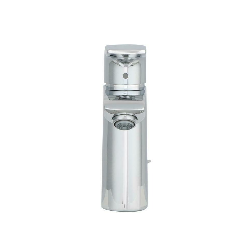 Mitigeur de lavabo Hansgrohe Metris 110 CoolStart en laiton chromé avec tirette et vidage — vue 5