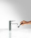 Metris Mitigeur de lavabo 110 Eco CH3 CoolStart , avec tirette et vidage