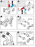 Corps d'encastrement pour mitigeur de lavabo encastré au mur
