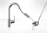 Focus M41 Mitigeur de cuisine 240, avec douchette extractible 2 jets