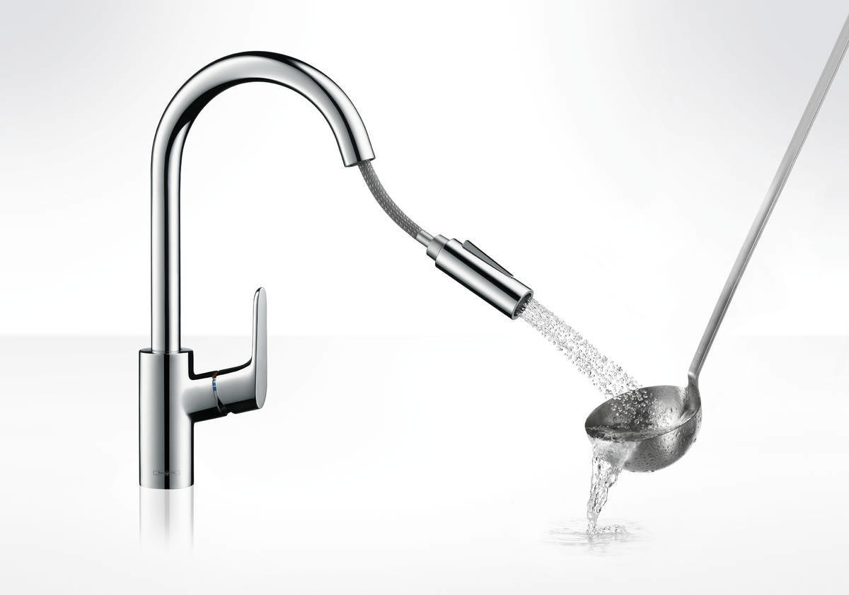 Hansgrohe Focus Kitchen Mixer with Pull-Out Spray