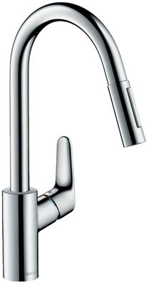 Hansgrohe Focus Kitchen Mixer with Pull-Out Spray