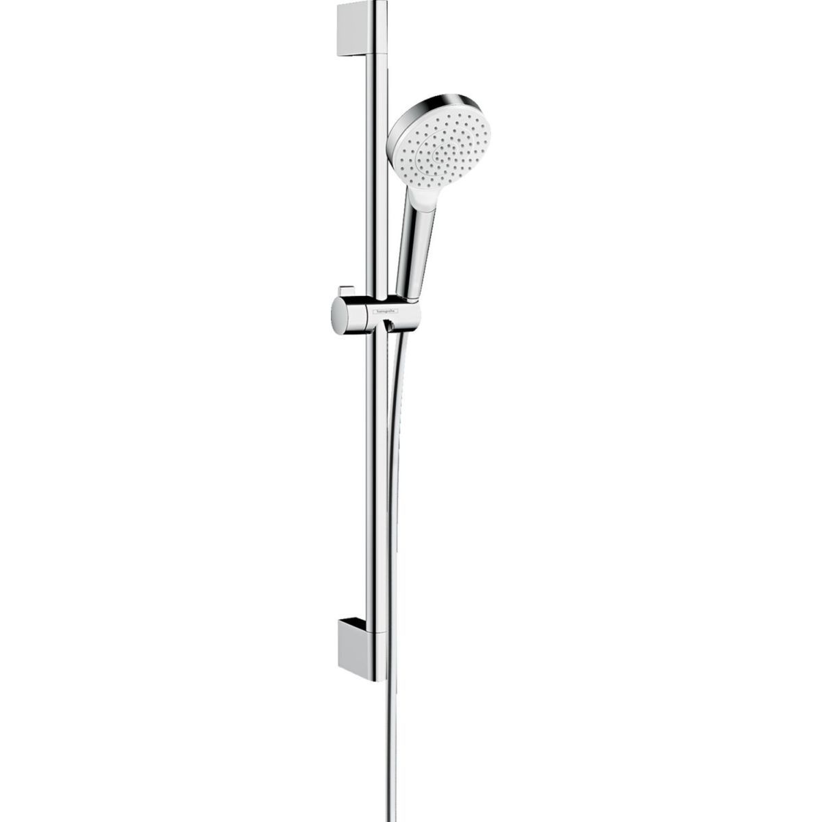 Barre de douche Hansgrohe avec douchette à main Crometta EcoSmart et flexible Isiflex