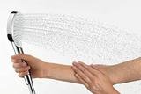 Crometta Ensemble support mural et douchette Vario EcoSmart avec flexible de douche 160 cm