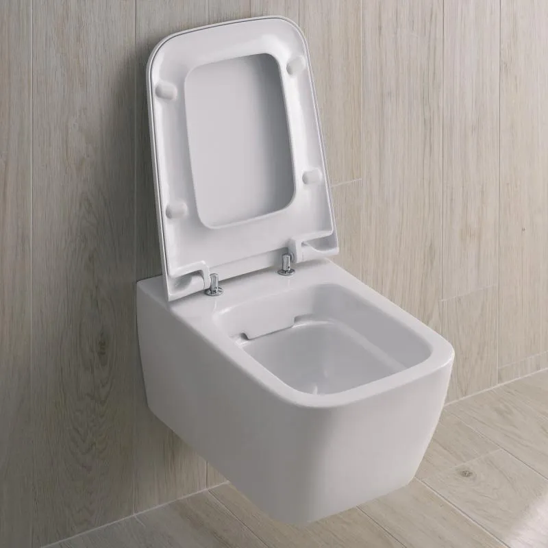 Geberit iCon Square Rimfree Wall-Hung Toilet Bowl with Concealed Fixings