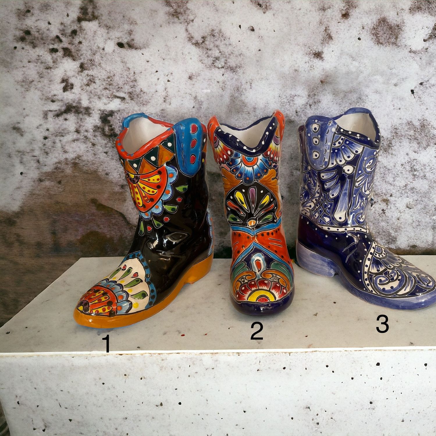 Mini Talavera Boot 8&quot;