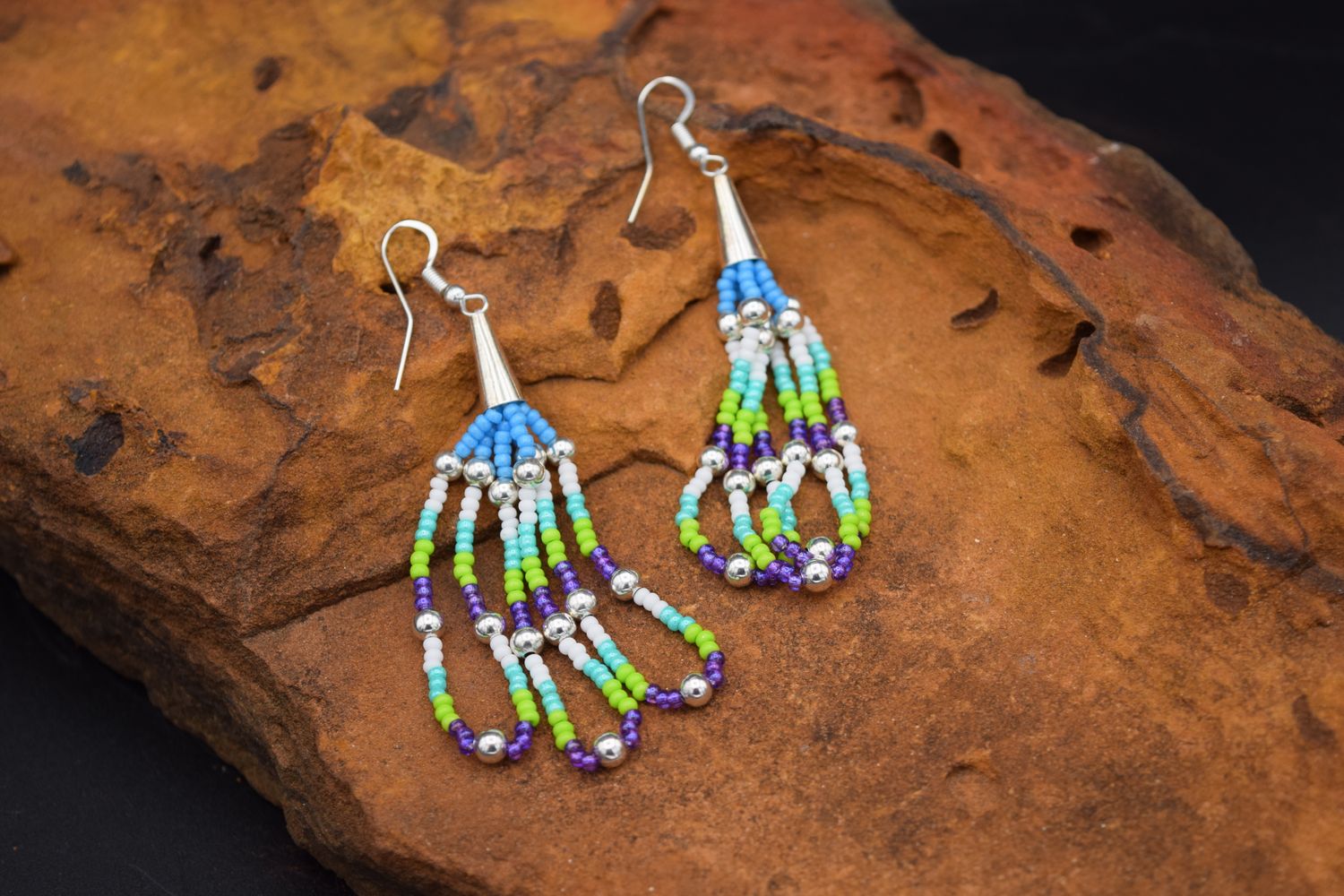 MARYANN CAHOE LAWRENCE BEADED EARRINGS