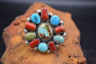 ABEL TOLEDO MULTI STONE RING (Size: Adjustable)