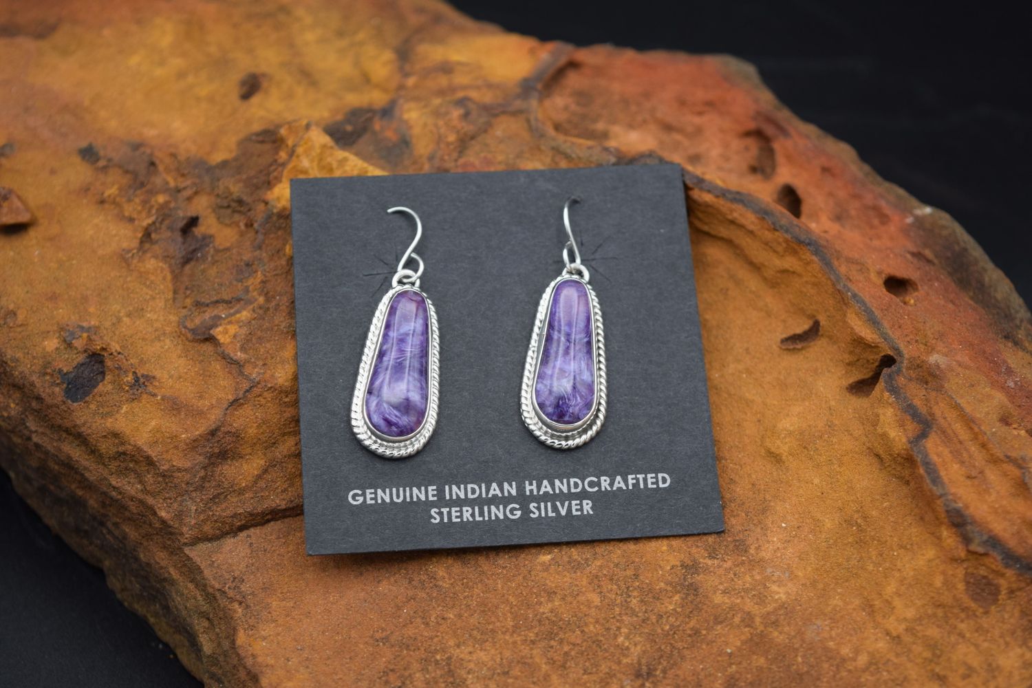 PURPLE CHARITE EARRINGS