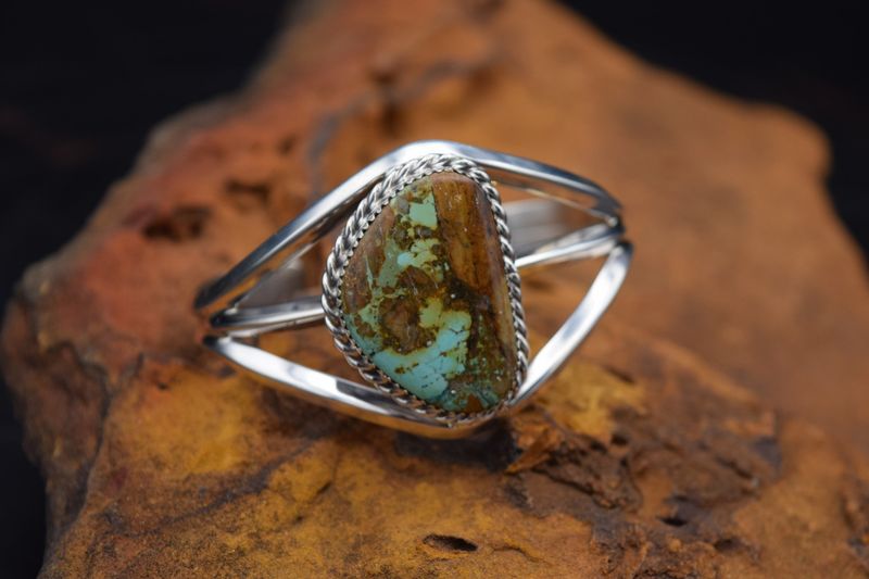 E.B. Turquoise Cuff (Size: 6&quot;)