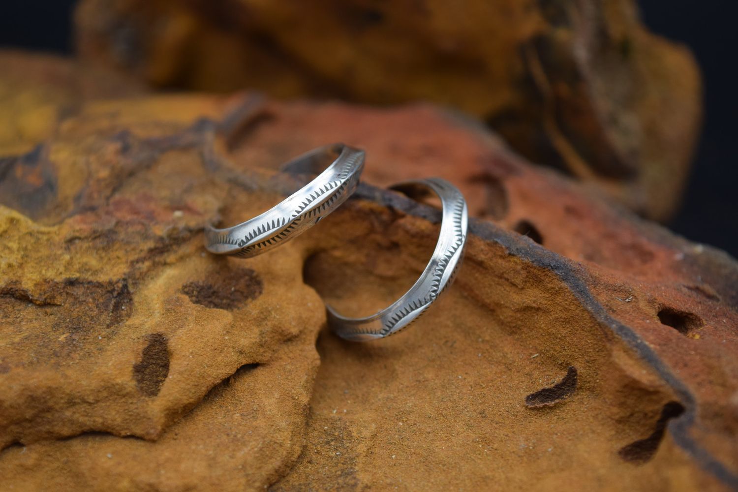 SILVER HOOP EARRINGS