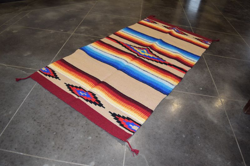32&quot; X 64&quot; Saltillo Hawkeye Rug [Tan]