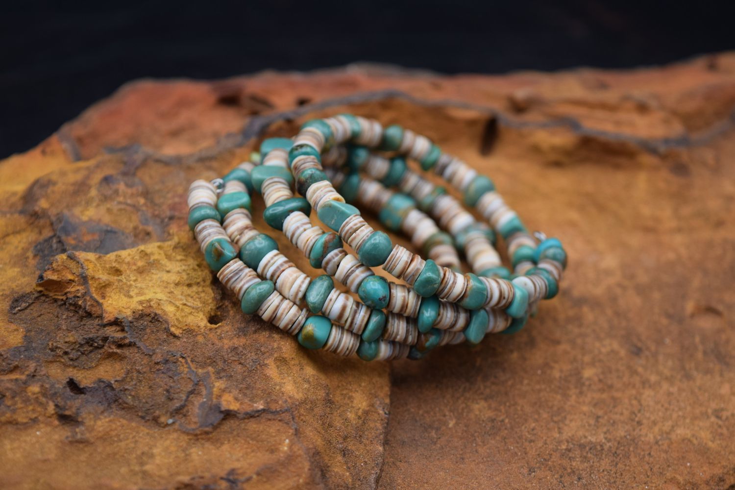 Heishi Bead Wrap Bracelet