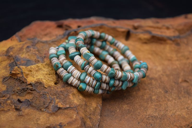 Heishi Bead Wrap Bracelet