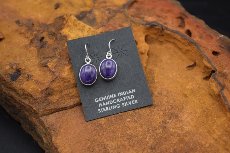 AMETHYST PURPLE EARRINGS