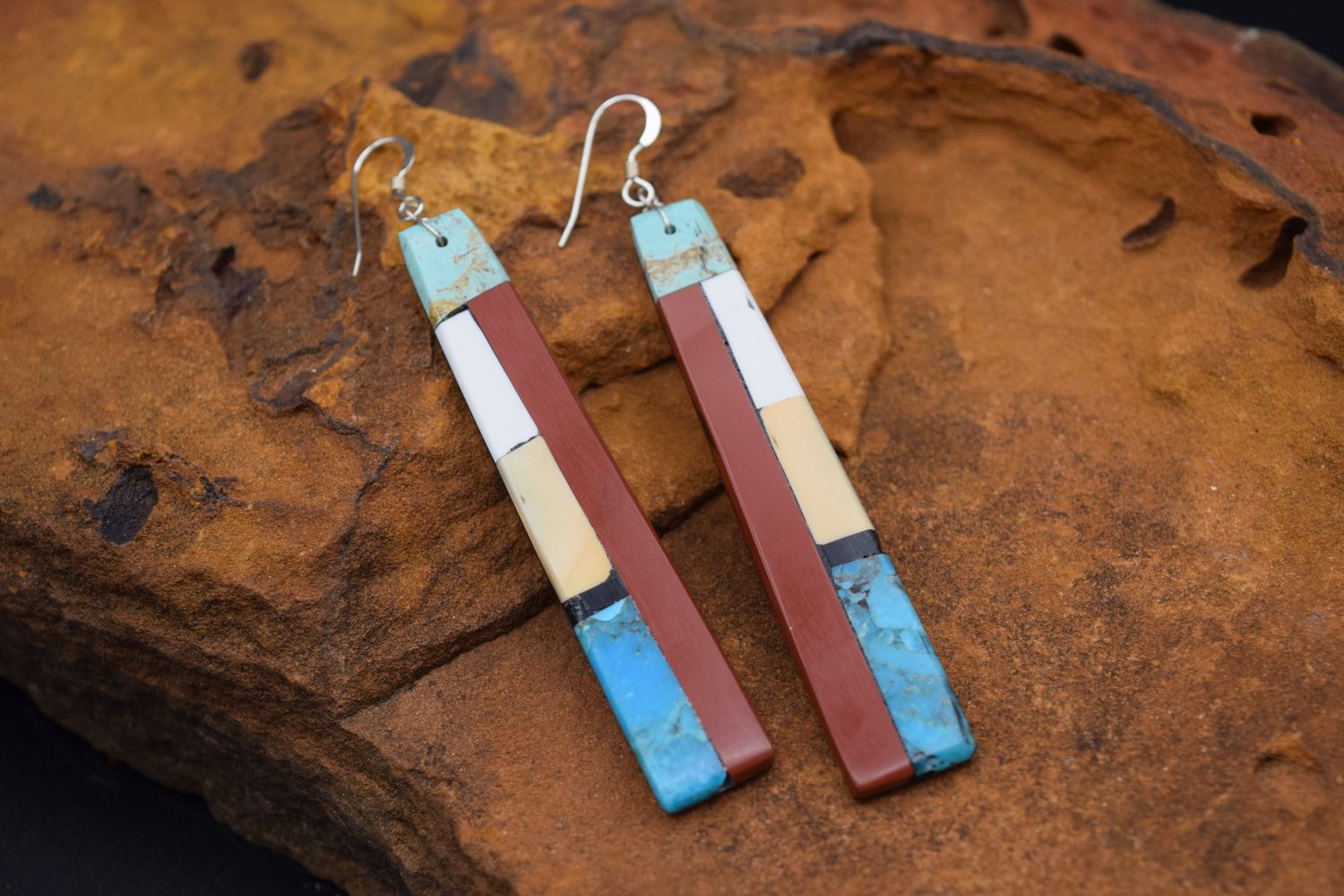 TORCIVIA CRESPEN SLAB EARRINGS