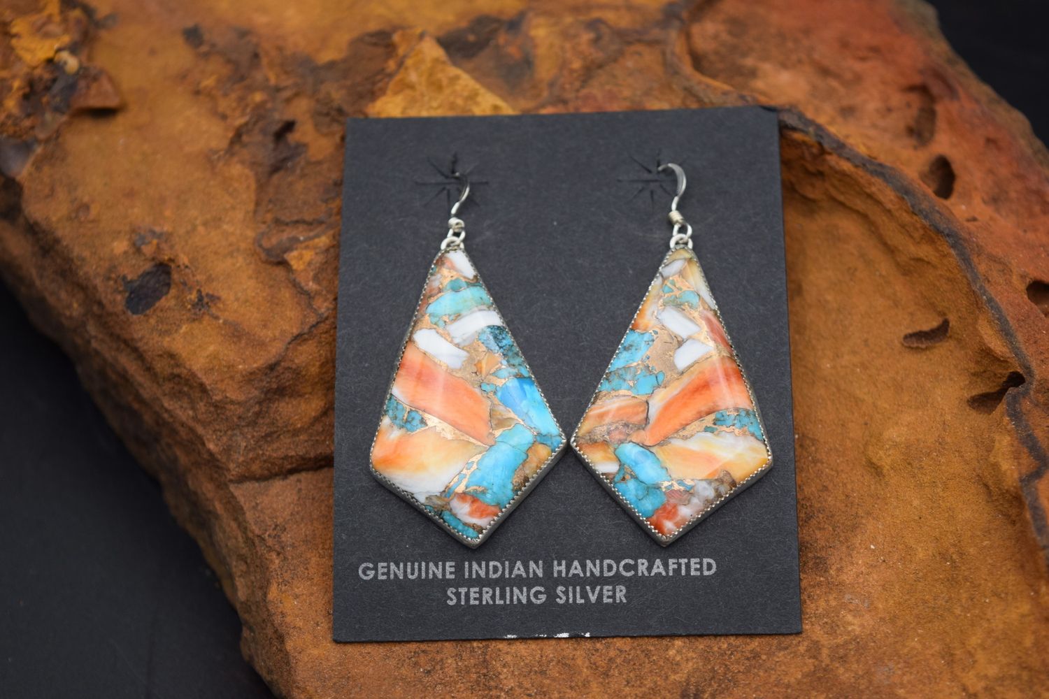 SPINY TURQUOISE EARRINGS