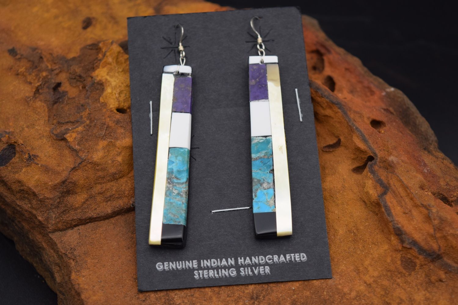 TORCVIA CRESPIN SLAB EARRINGS