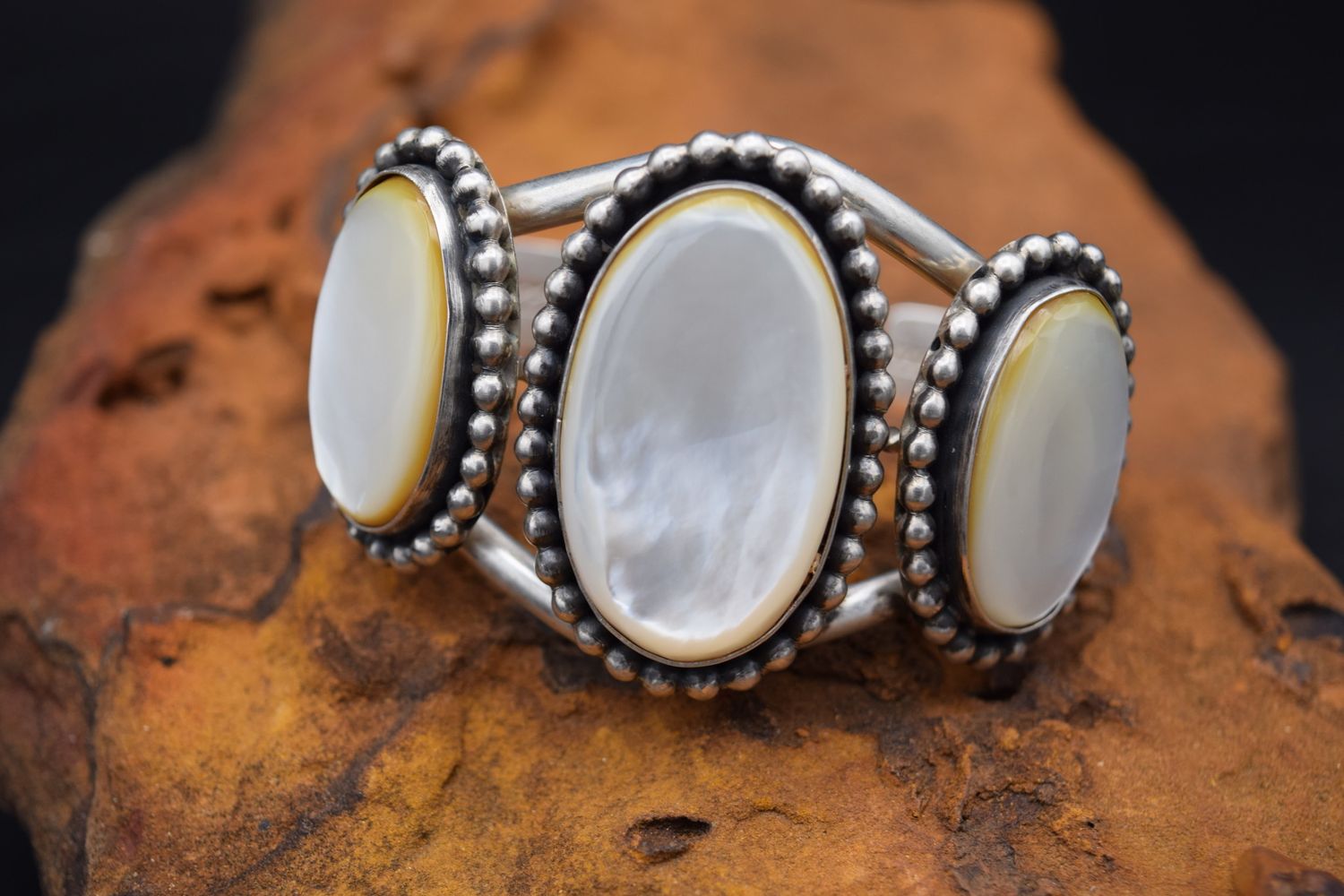RL PEARL CUFF (6.5&quot;)