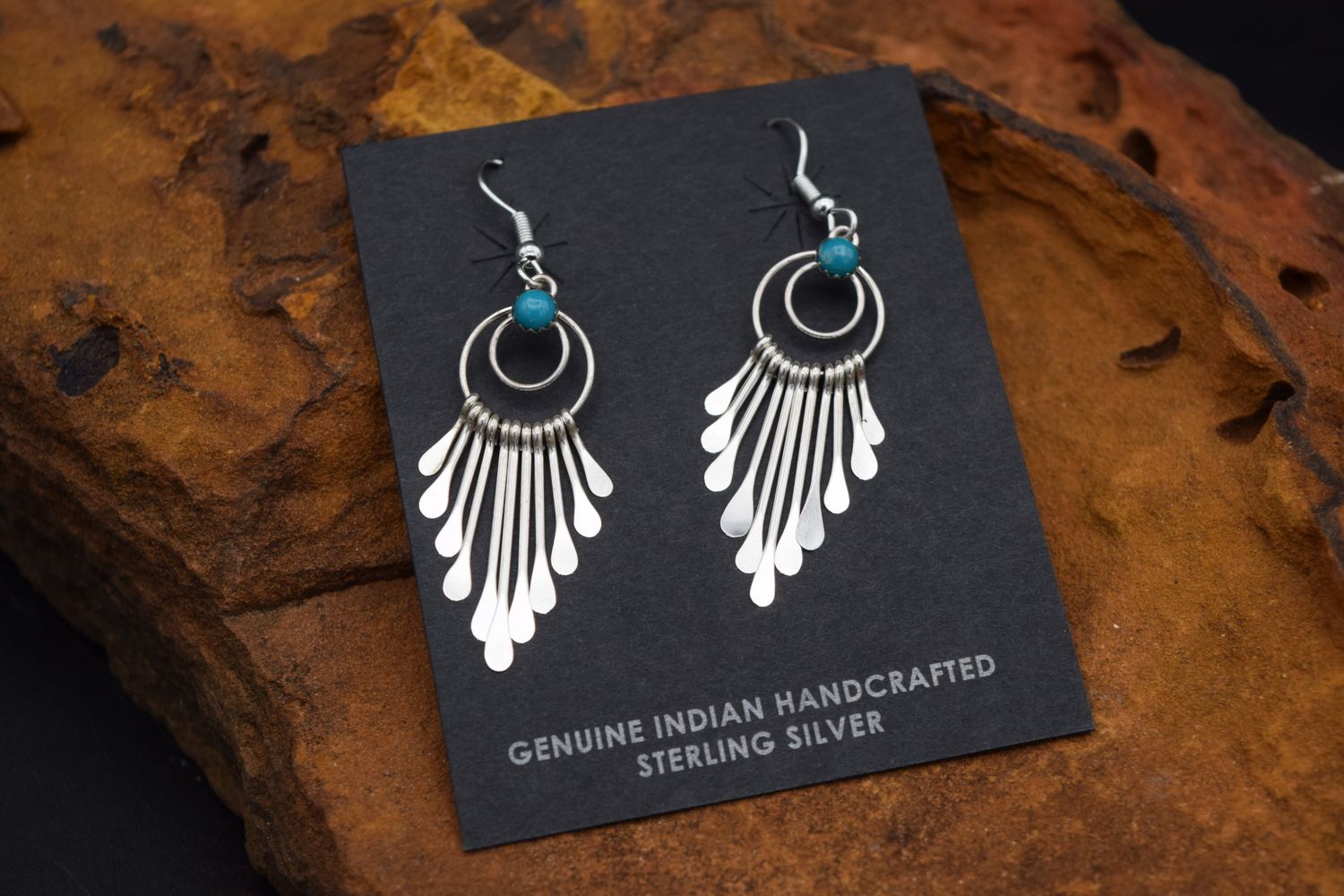 DELVIN ARMSTRONG TURQUOISE EARRINGS