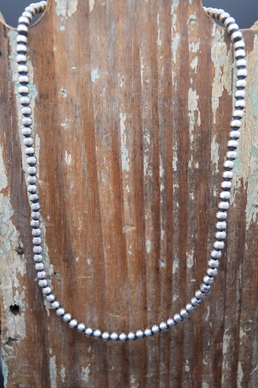 NAVAJO PEARL NECKLACE 4MM 16&quot;