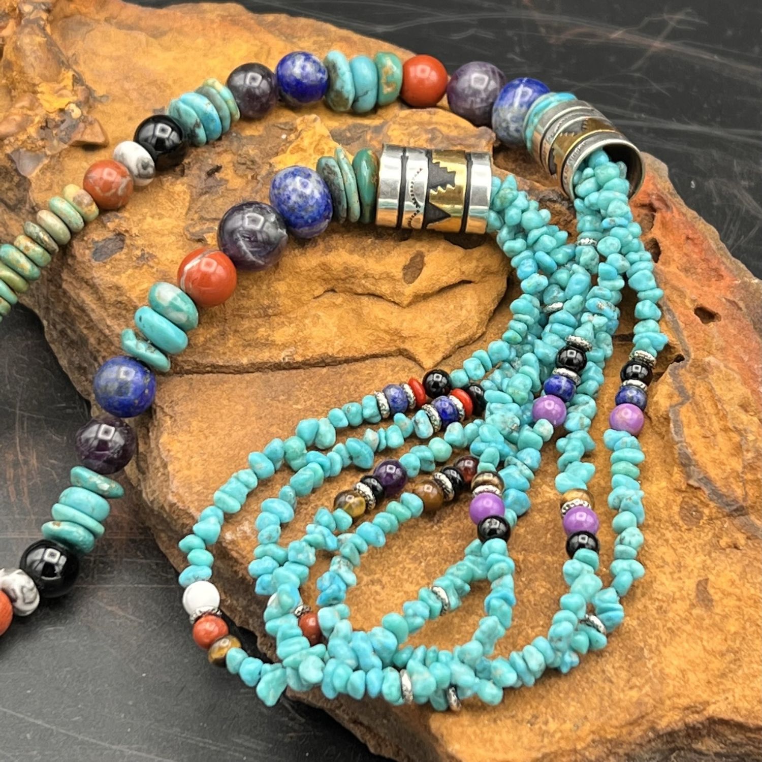 ROSITA SINGER 3 STRAND NECKLACE