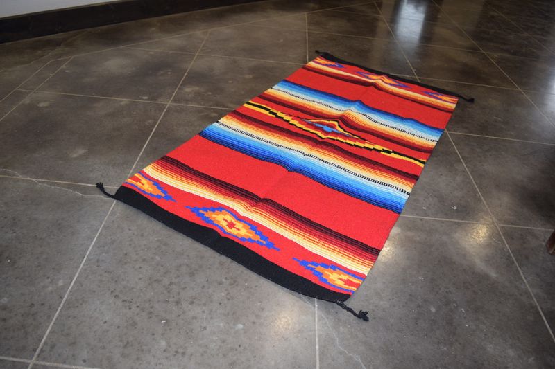 32&quot; X 64&quot; Saltillo Hawkeye Rug [Red]