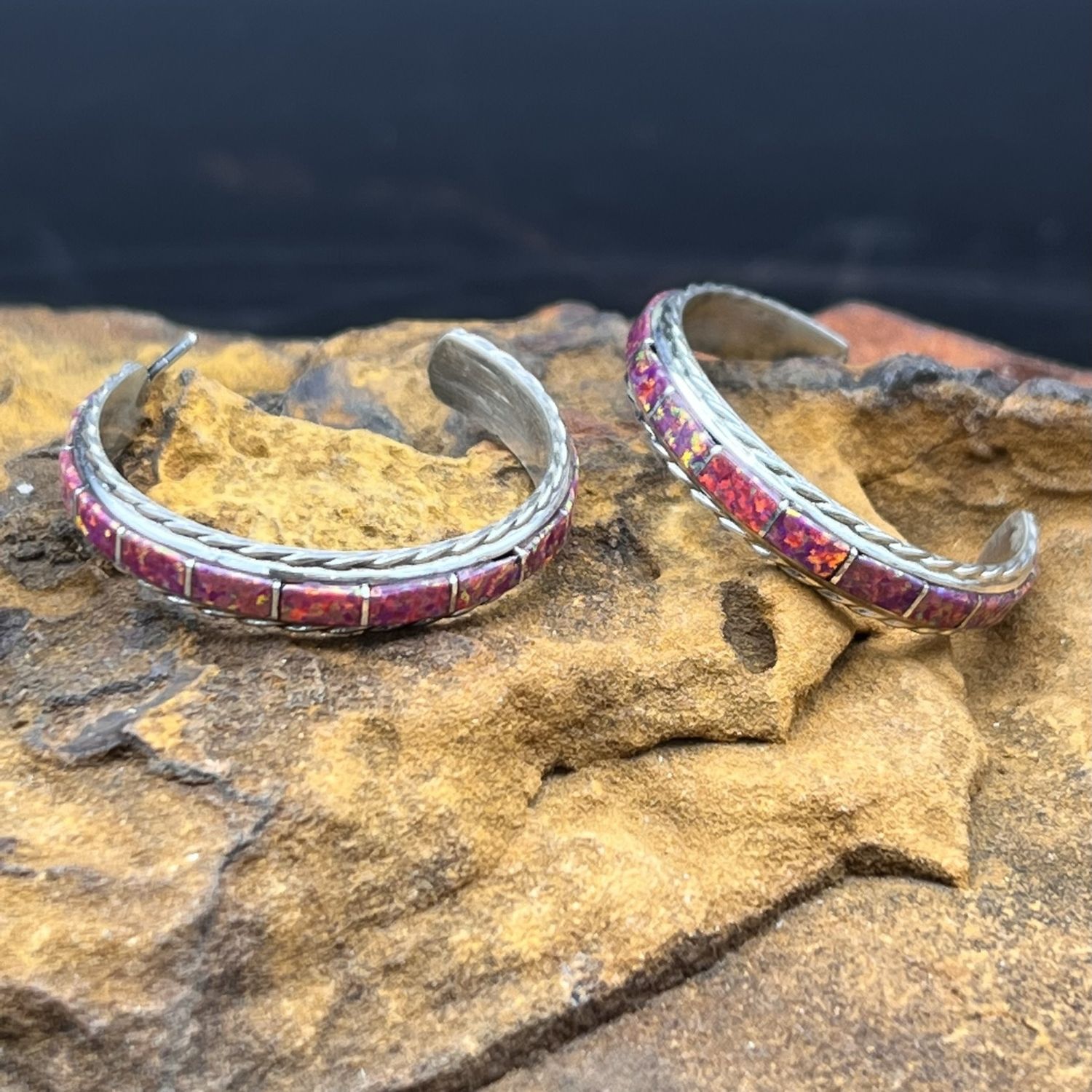 OPAL PINK EARRINGS