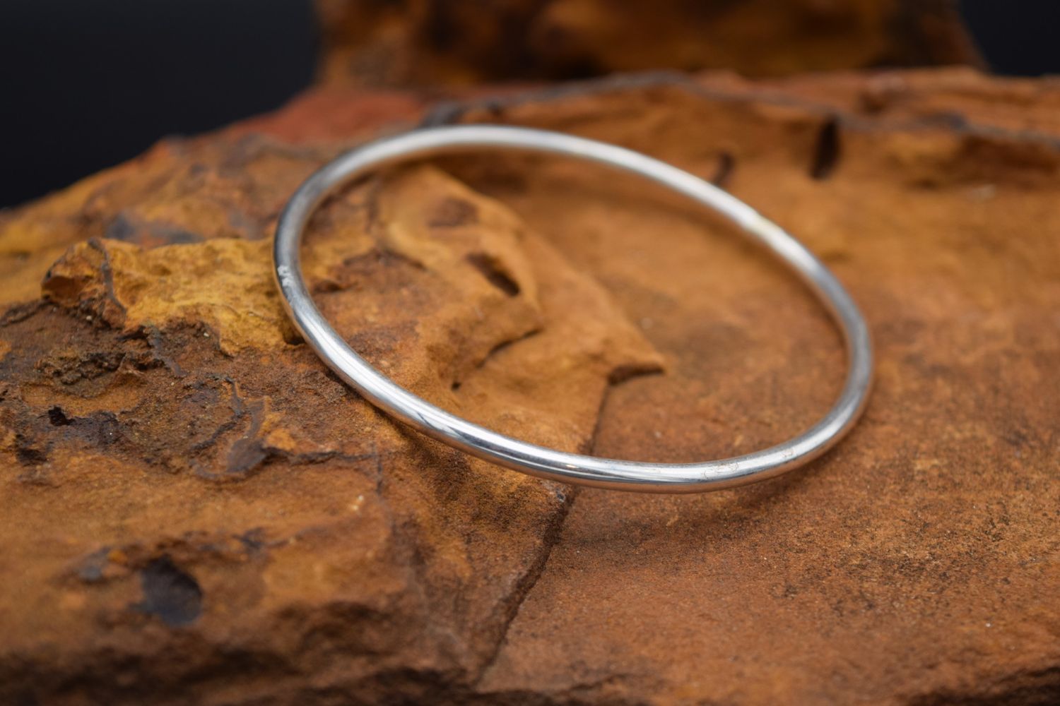 SILVER BANGLE BRACELET
