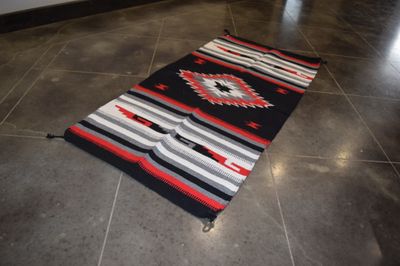 32&quot; X 64&quot; Fiesta Rug [Black]