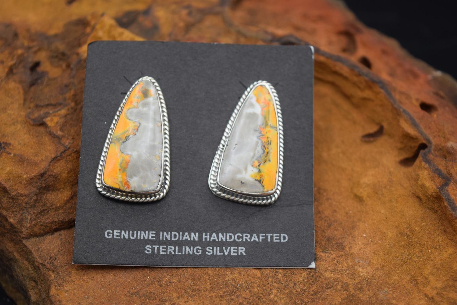 Bumble Bee Jasper Earrings
