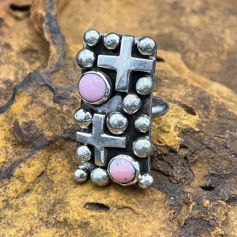 Dot Cross Pink (Size 8.75)