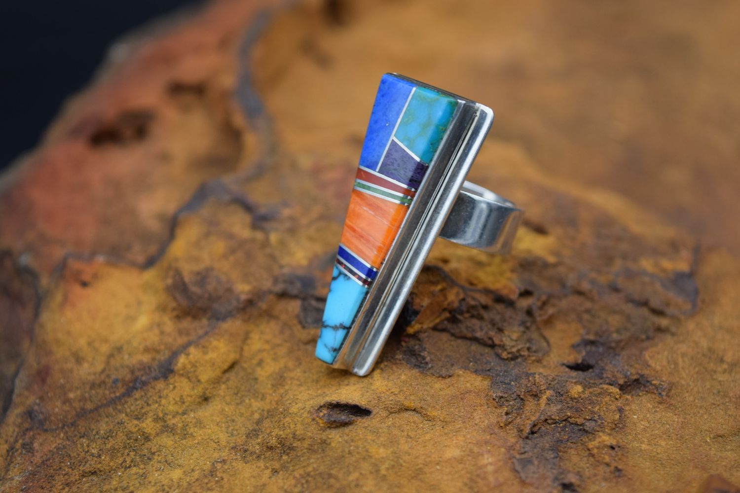 MULTI STONE RING (Size: 6)