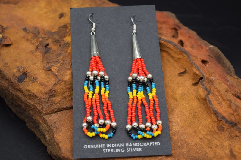BEADED EARRINGS