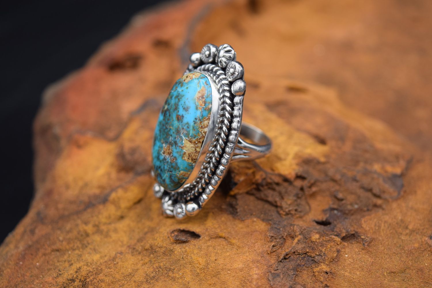 TURQUOISE RING (Size: 8)