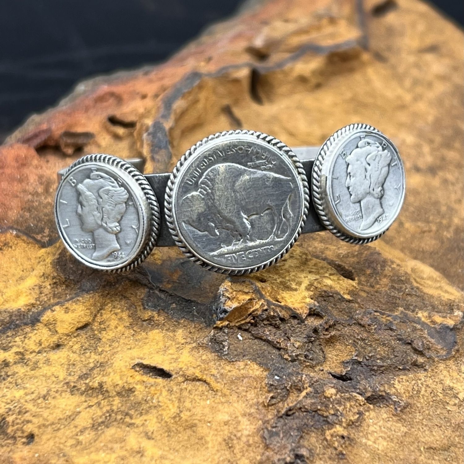Begay, Coin Cuff 6.25