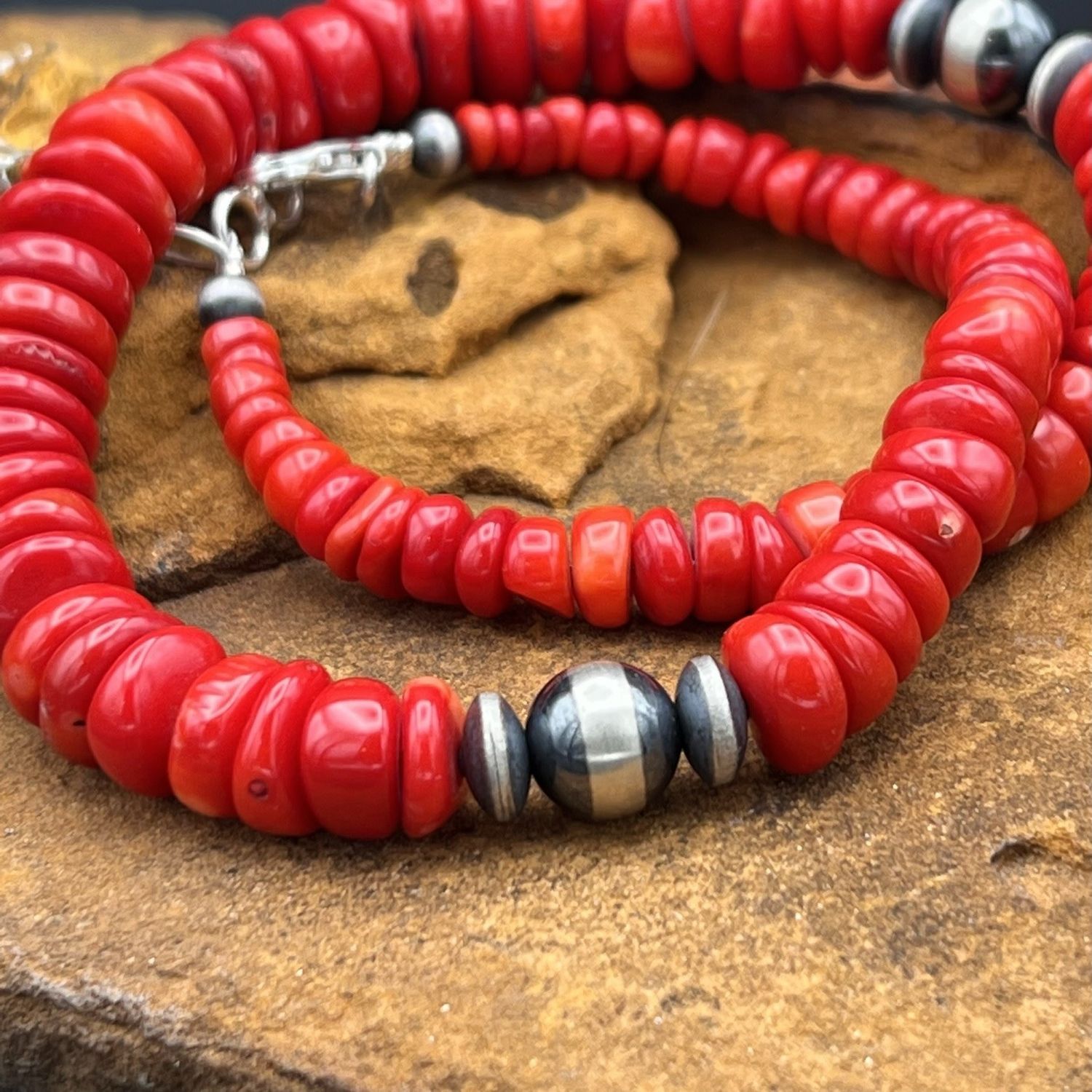 CORAL NECKLACE 16&quot;