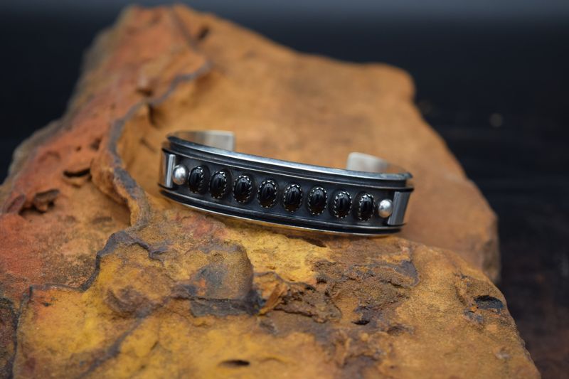 Black Onyx Cuff [ Multiple Sizes]
