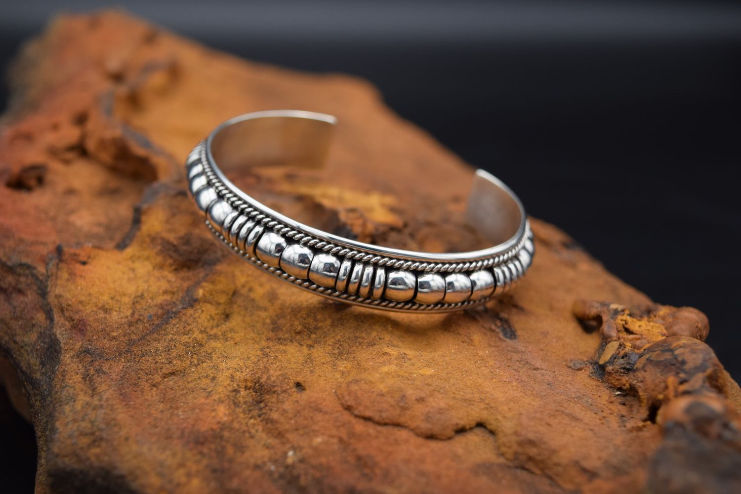 SS Silver Stacker Cuff  (Size: 6.5)